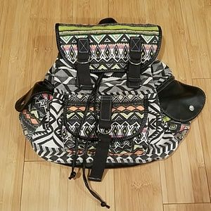 3 for 💲10! Claire's Tribal Print Canvas Backpack
